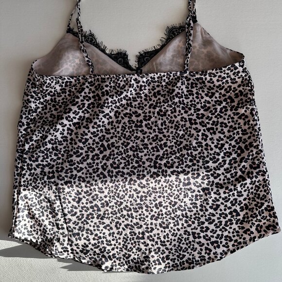 Cheetah Silk and Lace Cami - Picture 2 of 3